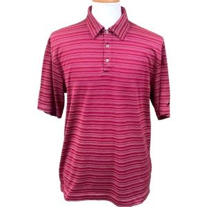 Nike Men’s Tiger Woods Collection Fit-Dry Short Sleeve Polo Shirt Red Large